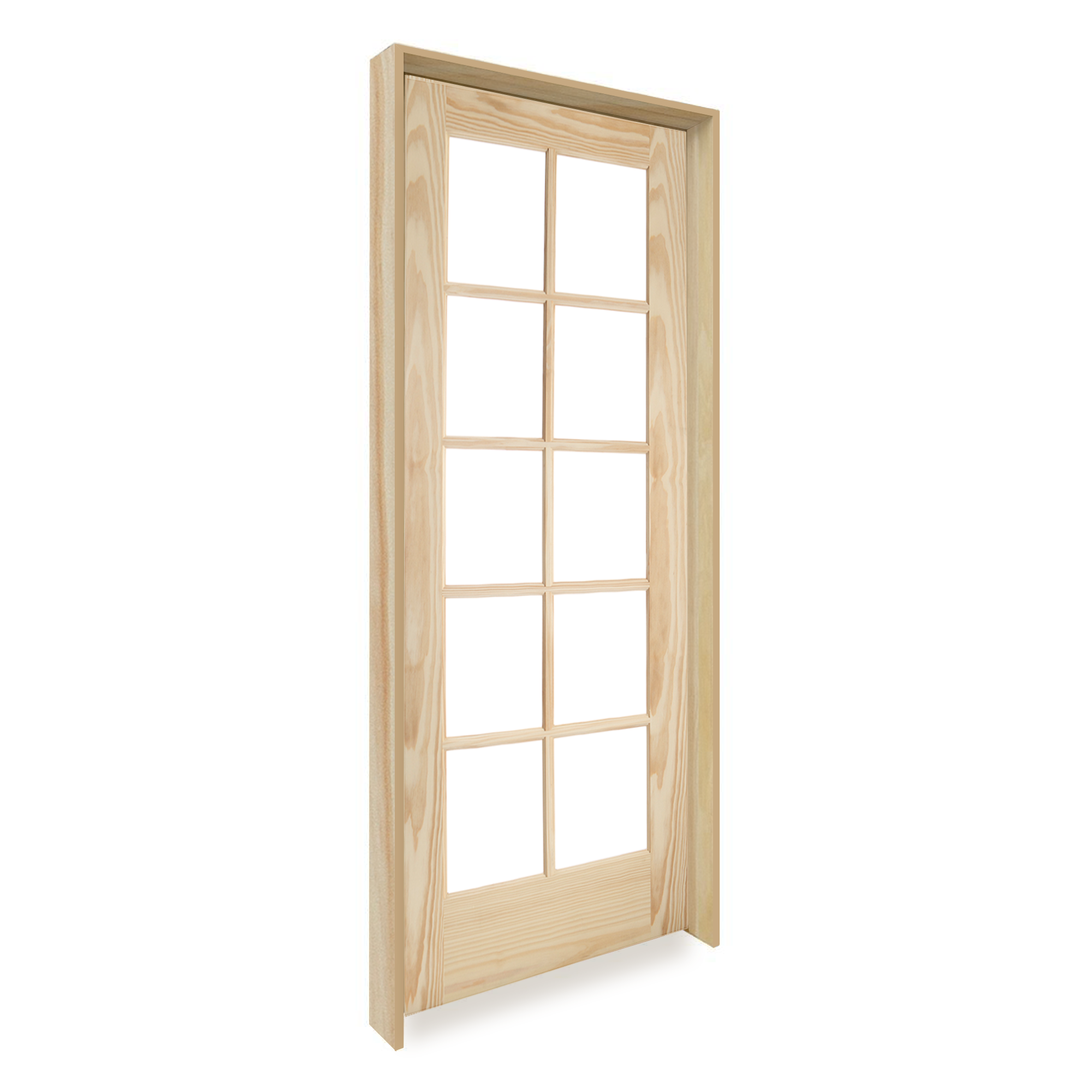 Prehung 10 Lite French Interior Door - Image 2