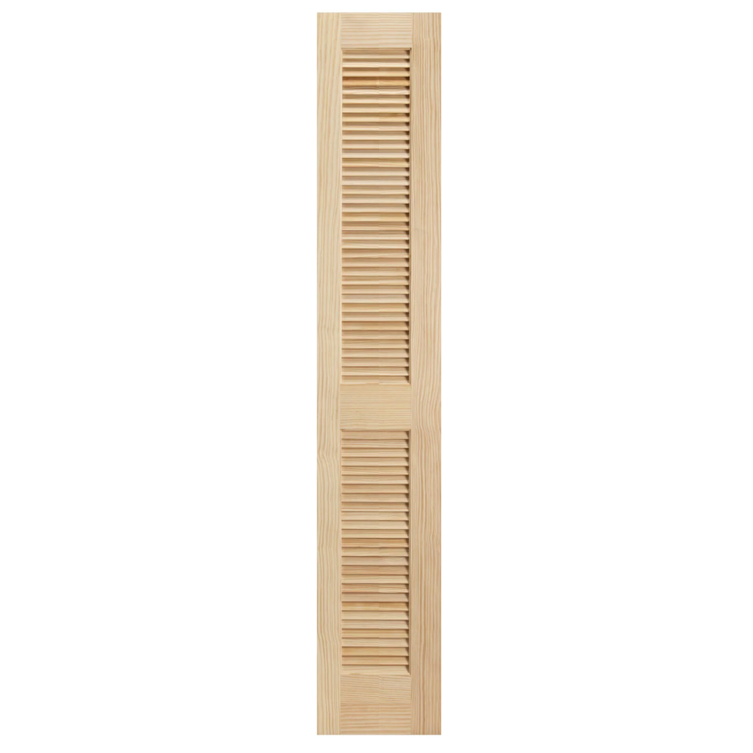 Stain Grade 2 Louver Panel Interior Door - Image 5