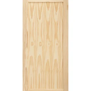 Single Panel Pine Wood Interior Barn Door