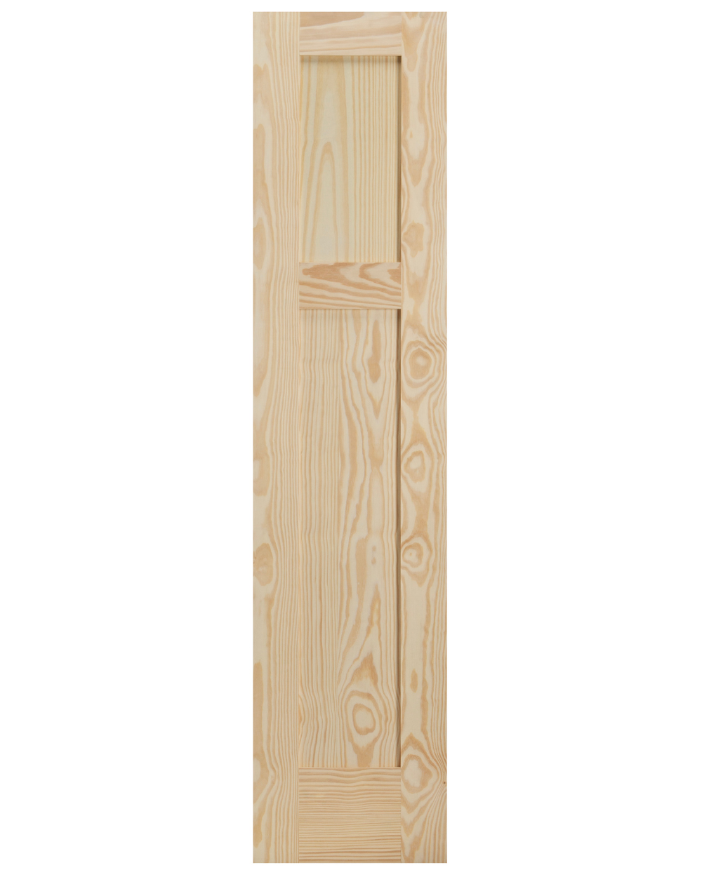 3 Panel Shaker Style Interior Pine Wood Door - Image 3