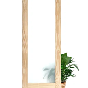 Single Lite Frosted Glass Shaker Style Clear Pine Wood Interior Door