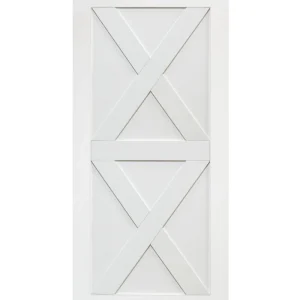 Double X-Brace Barn Door (Primed)