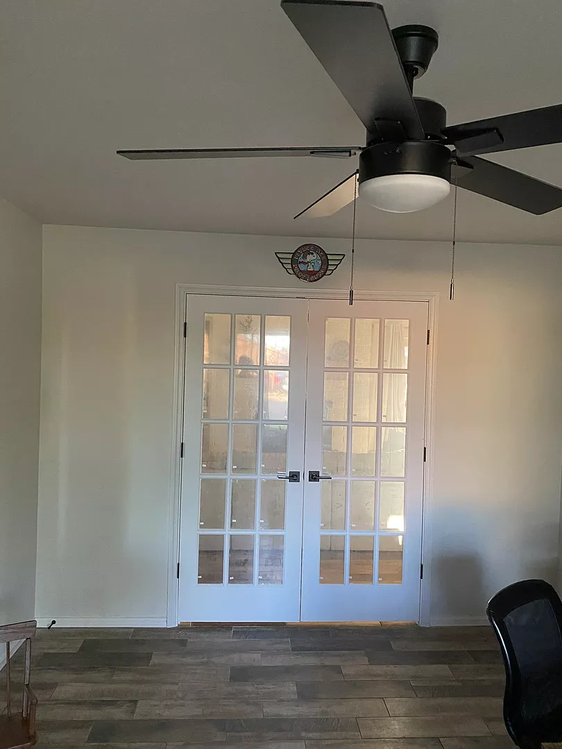 15 Lite Glass French Primed Wood Interior Door - Image 3