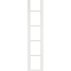 5 Lite Clear Glass Narrow French Primed Wood Interior Door
