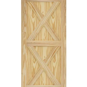 Double X-Brace Barn Door