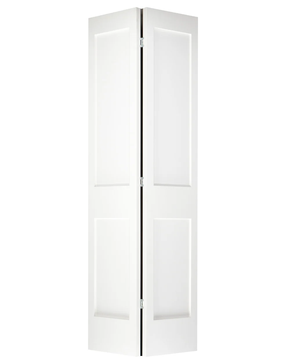 2-Panel Shaker Style Pine Bifold Prehung Door (Primed)