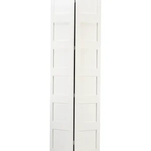 6 Panel Shaker Style Bifold Door