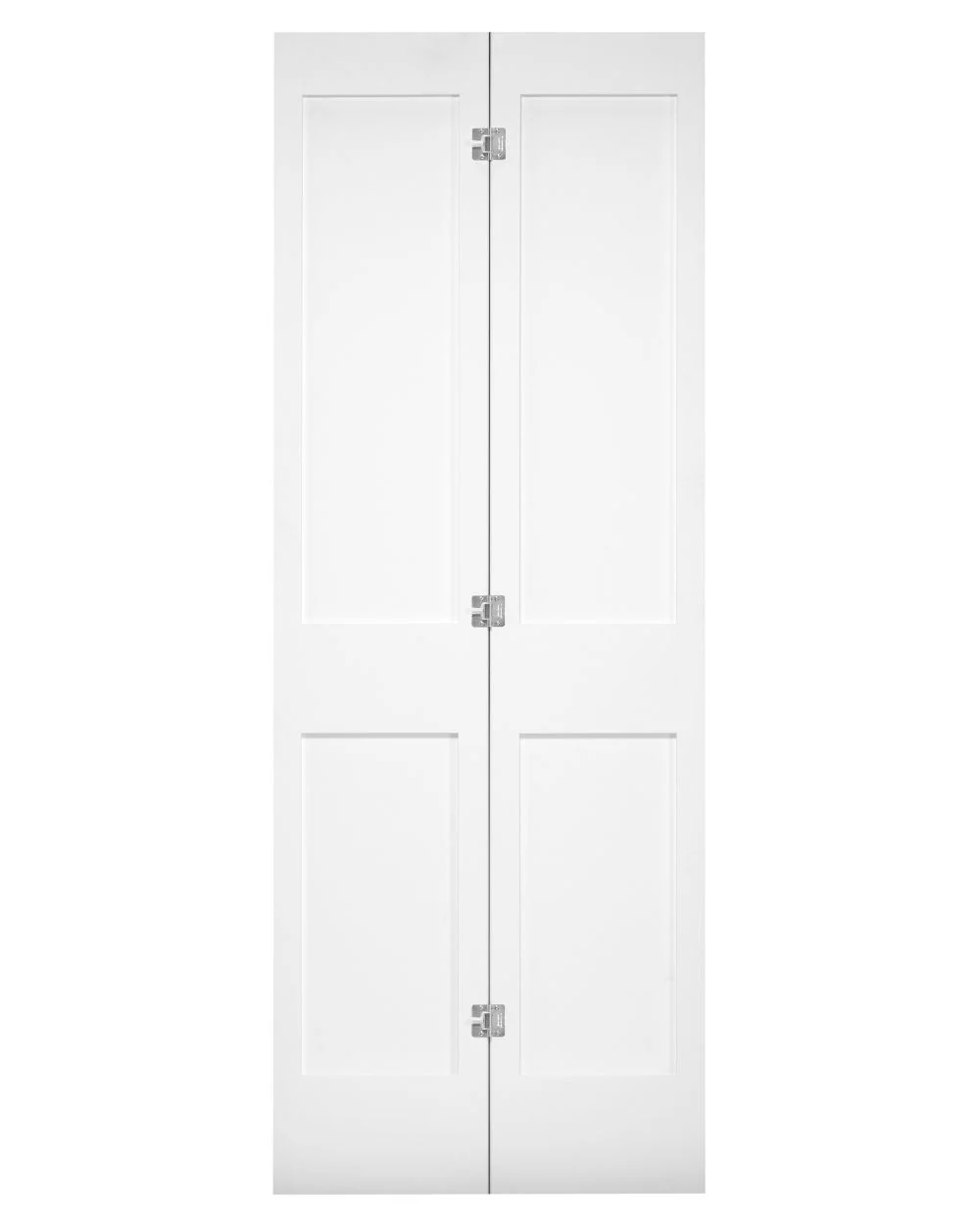 2-Panel Shaker Style Pine Bifold Prehung Door (Primed)