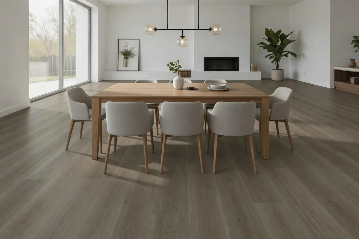 Casselton - Gray and Brown Blended Oak Luxury Vinyl SPC Flooring - Image 3