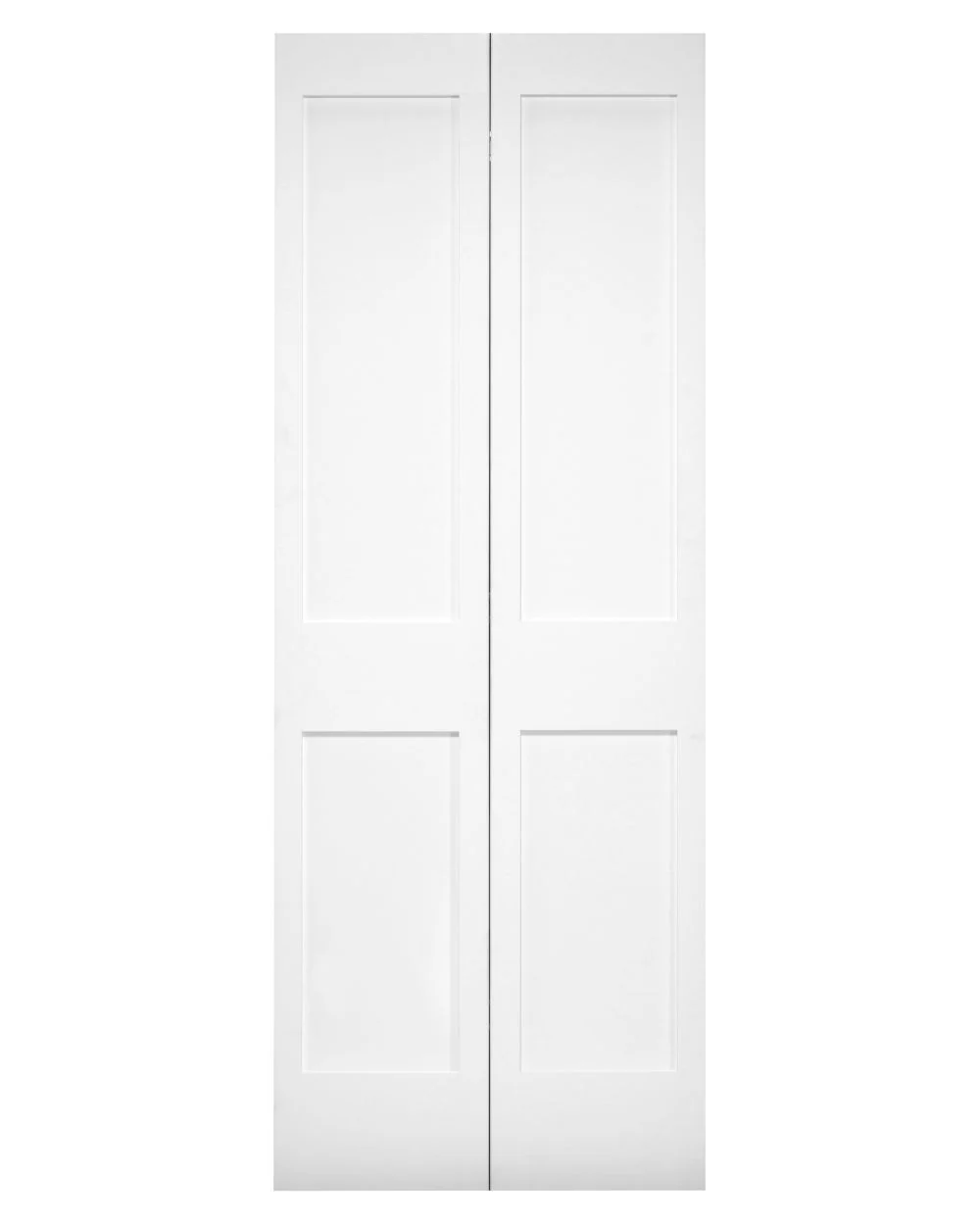2-Panel Shaker Style Pine Bifold Prehung Door (Primed)