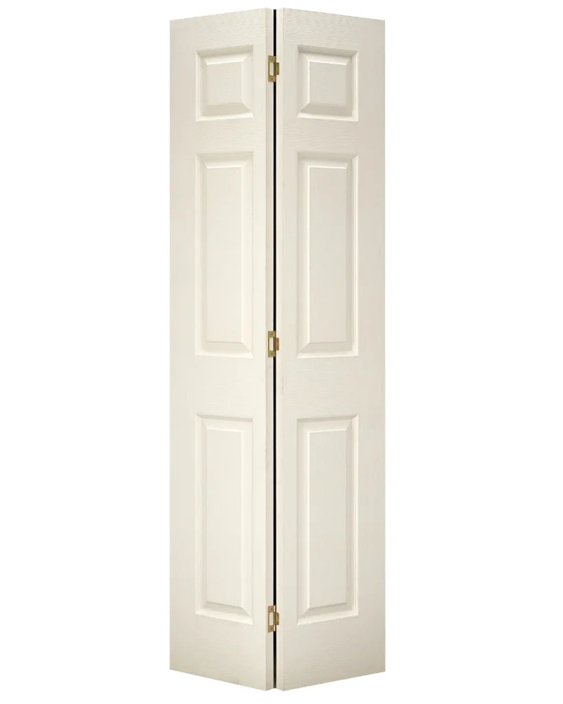 Textured Colonist 6-Panel Molded Bifold Door (Primed)
