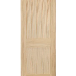 2 Panel Shaker Style Pine Wood Interior Door
