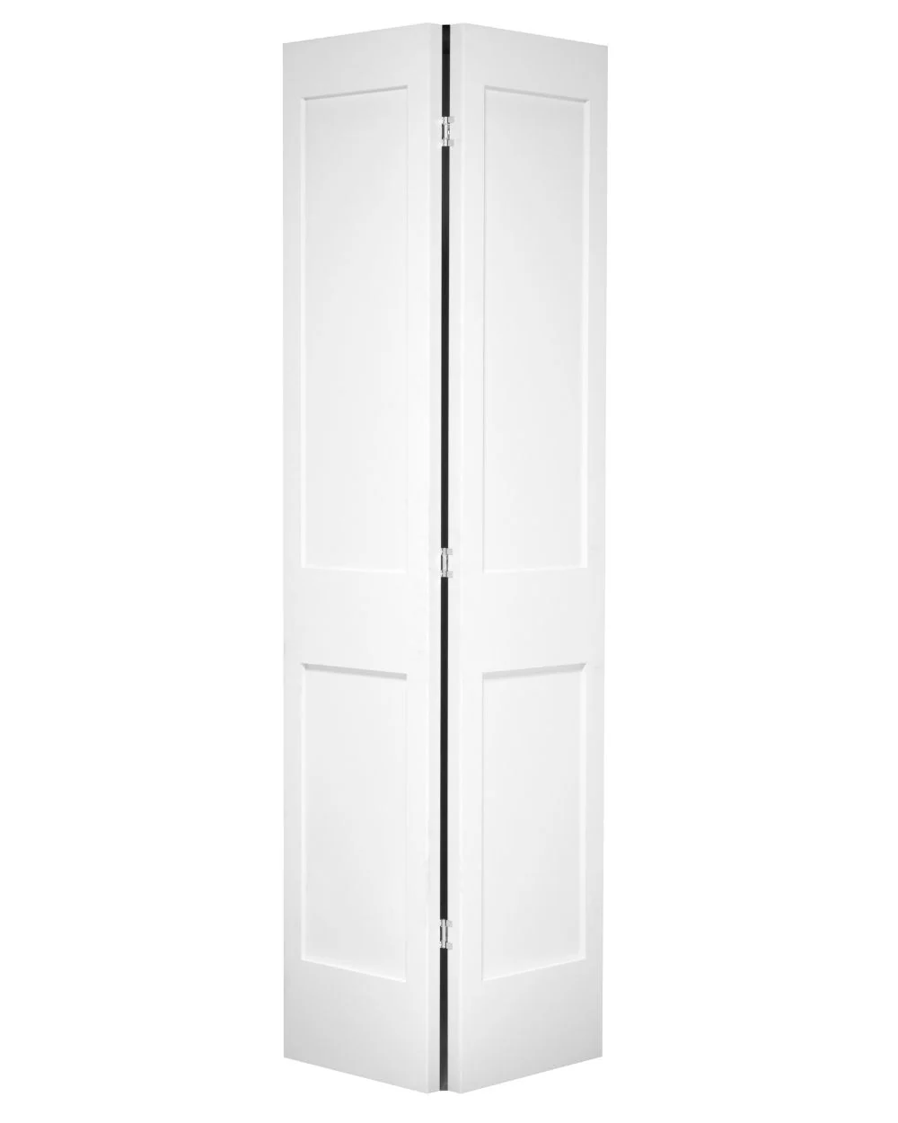 2-Panel Shaker Style Pine Bifold Prehung Door (Primed)