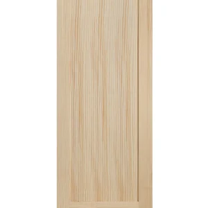 Single Panel Shaker Style Pine Wood Interior Door